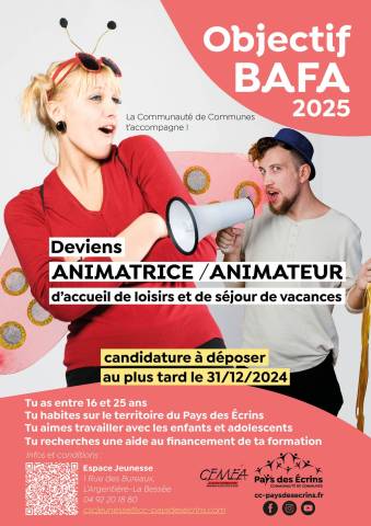 Affiche Objectif BAFA 2024